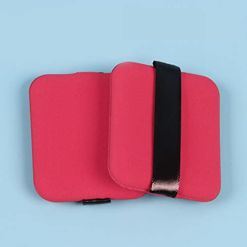 TARSHYRY Dual -S -Sided Weichpulver Puff Kissen Make -up Schwamm Nasses Trockenes Werkzeug für Empfindliches Make -up (quadratisch rosarot) von TARSHYRY