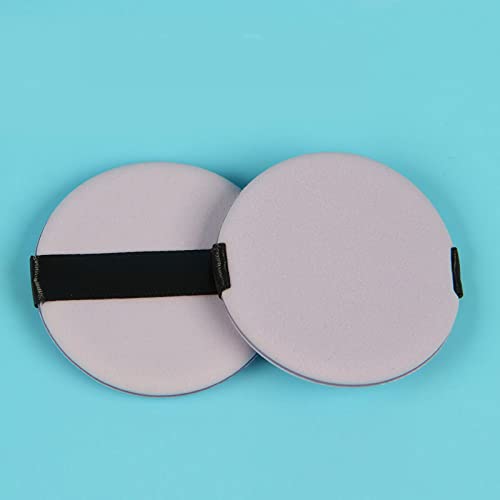 TARSHYRY Dual -S -Sided Weichpulver Puff Kissen Make -up Schwamm Nasses Trockenes Werkzeug für Empfindliches Make -up (rund hellviolett) von TARSHYRY