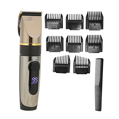 TARSHYRY Haarschneider für Männer, LCD 2200mAh Lithium Batterie Haar Clipper Haarschneider Friseur Clipper mit 8pcs Kamm USB für Männer Haushaltshaarschneiden Pfeife TARSHYRY Haarschneider für Männer, LCD 2200mAh Lithium Batterie Haar Clipper Haarschneider Friseur Clipper mit 8pcs Kamm USB für Männer Haushaltshaarschneiden Pfeife von TARSHYRY