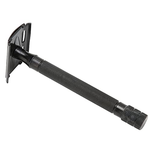 TARSHYRY Handbuch Doppelkantensicherheit Rasiermesser für Männer Bequemer Griff Metall Bart Rasierer Trimmer mit Bürste TARSHYRY Handbuch Doppelkantensicherheit Rasiermesser für Männer Bequemer Griff Metall Bart Rasierer Trimmer mit Bürste von TARSHYRY