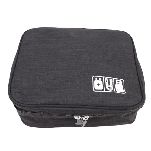 TARSHYRY Kabel Organizer -Beutel Multifunktional Regendicht Tragbares Elektronisches Zubehör Carry Hülle für Reisebüro Home Haltbarer Oxford Fabric Nylon von TARSHYRY
