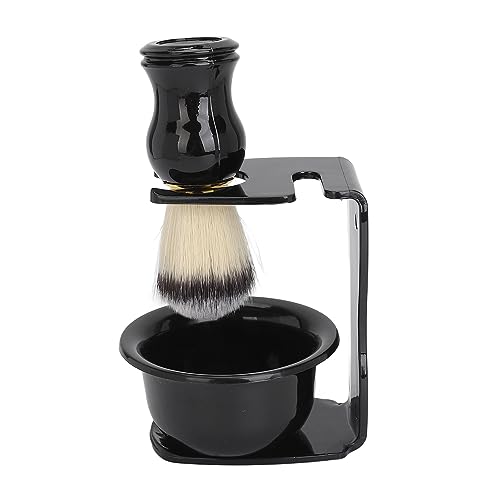 Taschen-Bartbürste mit Halter und Seifenschale – Bartpflegeset für Herren Zur Haarreinigung und -styling, Tragbares Design von TARSHYRY
