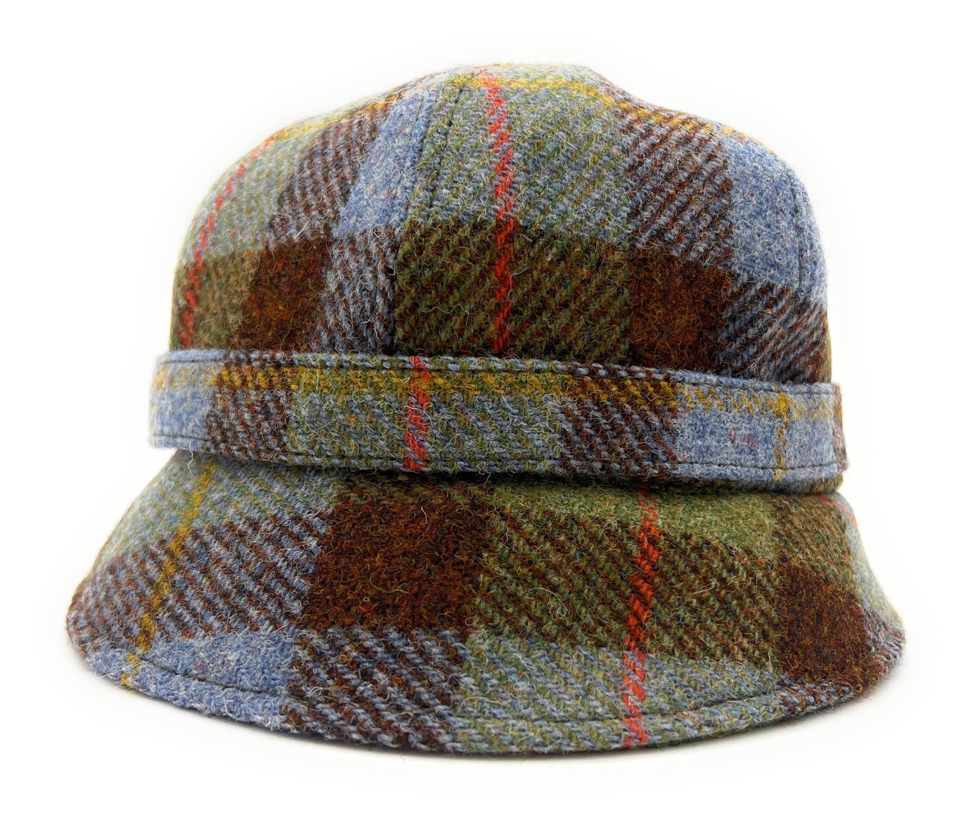 Damen Harris Tweed Macleod Tartan Hut British Made One Size von TARTANTWEEDSLTDSTORE
