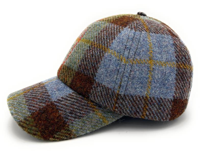 Harris Tweed Macleod Tartan Traditionelle Golf Baseball Verstellbare Mütze Unisex One Size Made in Scotland von TARTANTWEEDSLTDSTORE