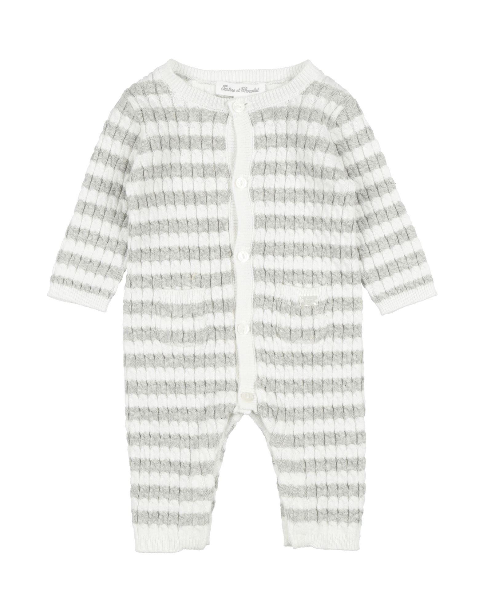 TARTINE ET CHOCOLAT Babystrampler & -latzhosen Kinder Hellgrau von TARTINE ET CHOCOLAT