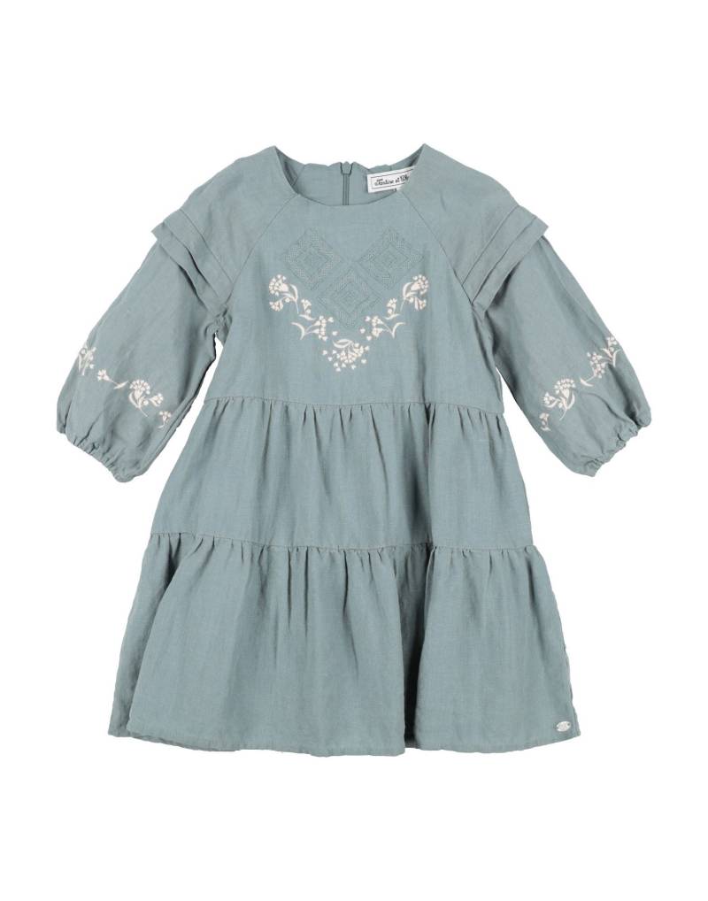 TARTINE ET CHOCOLAT Kinderkleid Kinder Salbeigrün von TARTINE ET CHOCOLAT