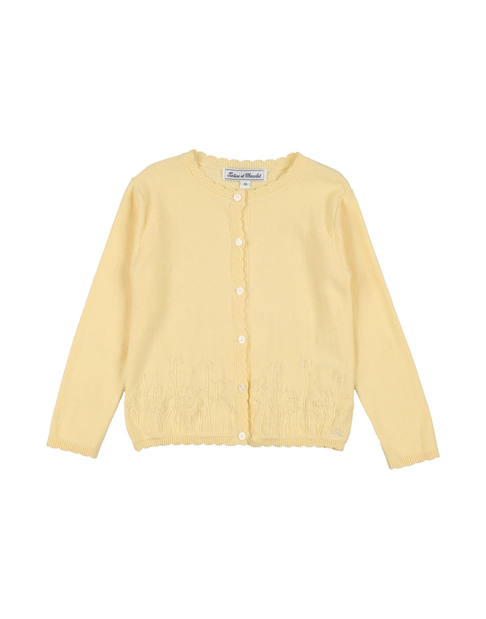 TARTINE ET CHOCOLAT Strickjacke Kinder Gelb von TARTINE ET CHOCOLAT