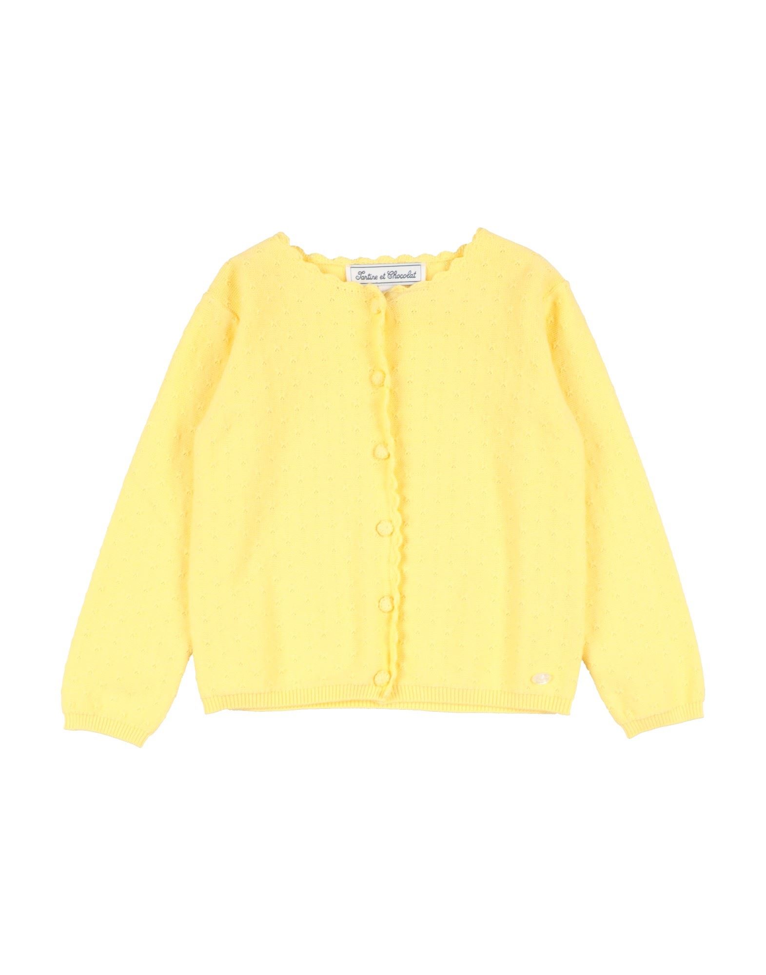 TARTINE ET CHOCOLAT Strickjacke Kinder Gelb von TARTINE ET CHOCOLAT