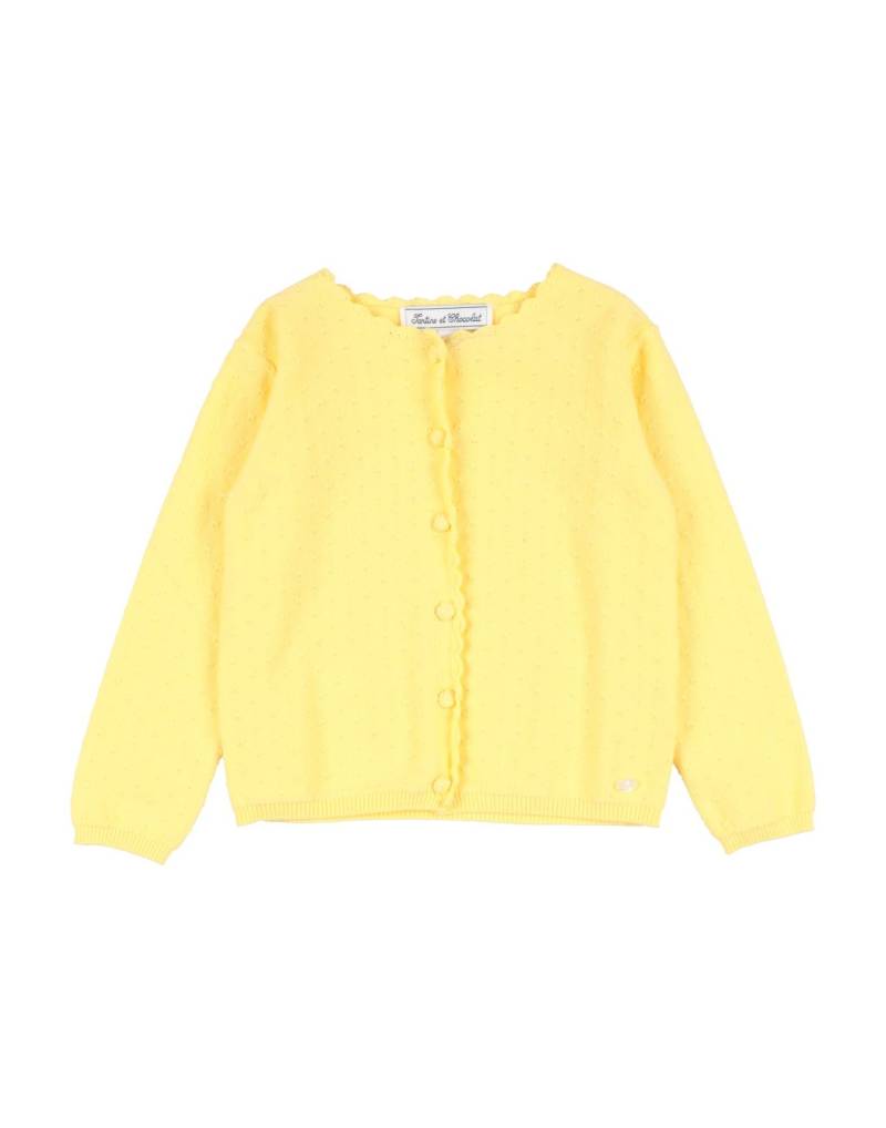 TARTINE ET CHOCOLAT Strickjacke Kinder Gelb von TARTINE ET CHOCOLAT
