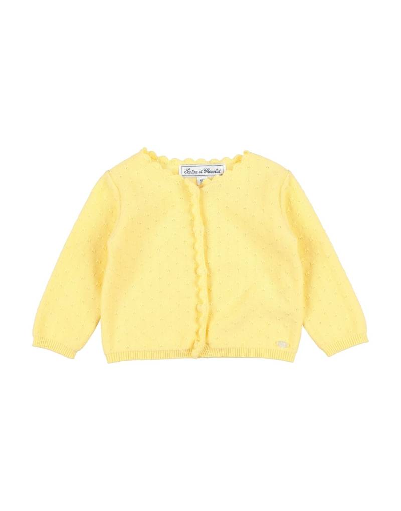TARTINE ET CHOCOLAT Strickjacke Kinder Gelb von TARTINE ET CHOCOLAT