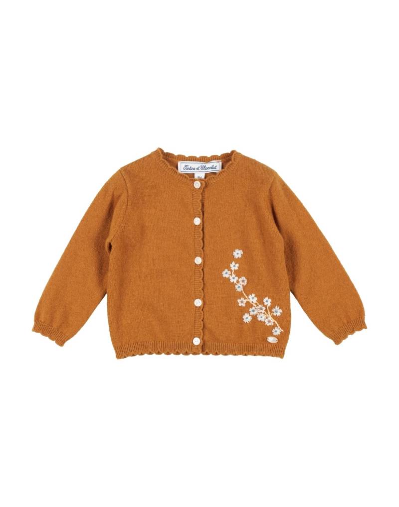 TARTINE ET CHOCOLAT Strickjacke Kinder Senf von TARTINE ET CHOCOLAT
