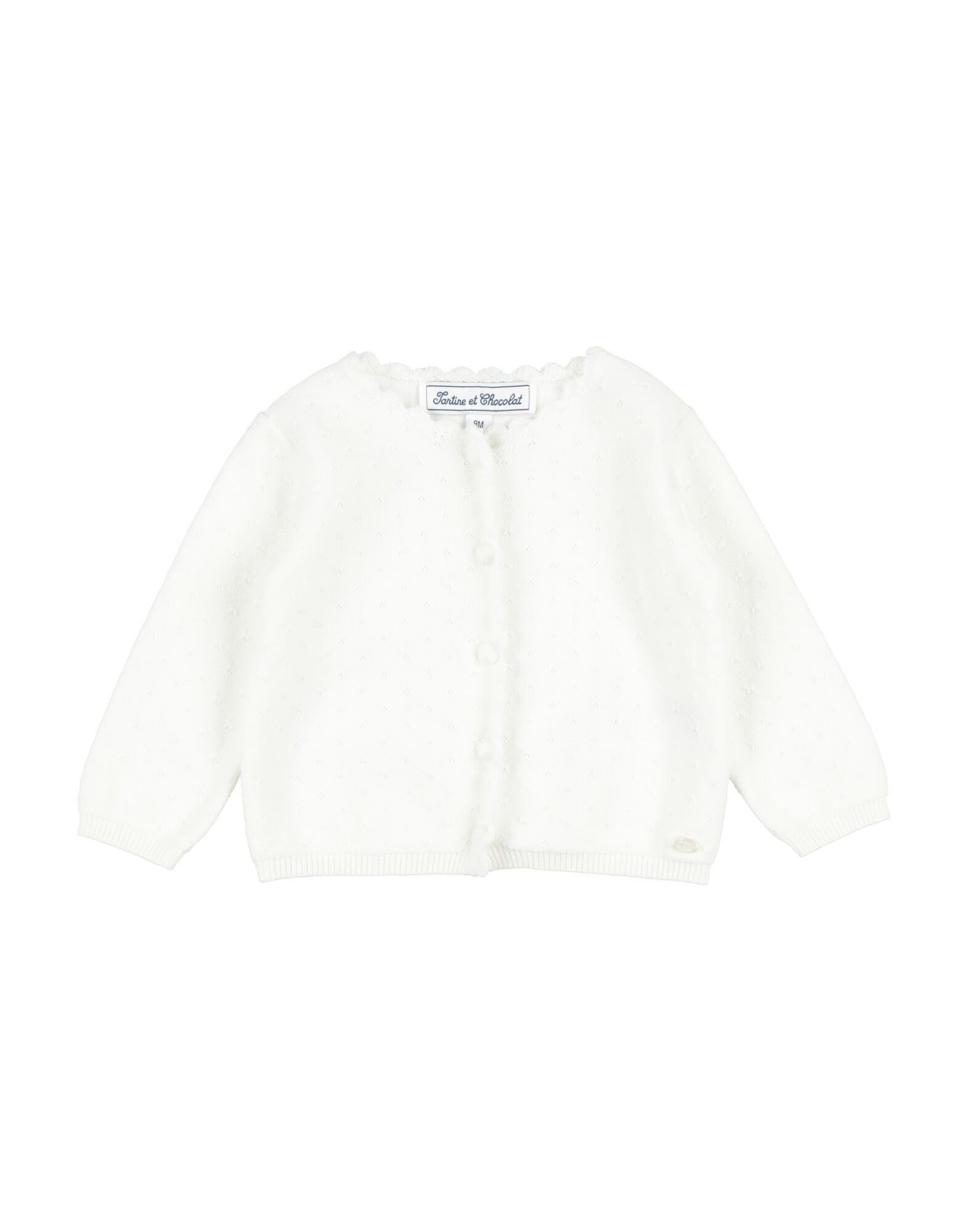 TARTINE ET CHOCOLAT Strickjacke Kinder Weiß von TARTINE ET CHOCOLAT
