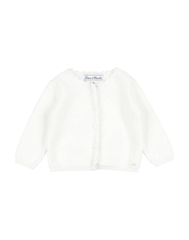 TARTINE ET CHOCOLAT Strickjacke Kinder Weiß von TARTINE ET CHOCOLAT