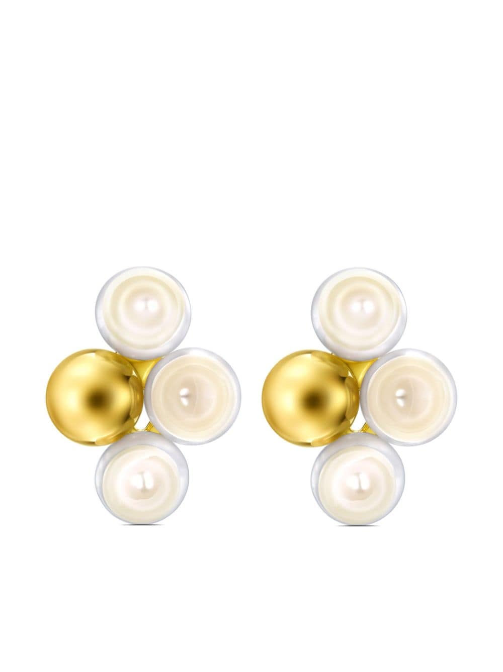 TASAKI 18kt M/G Sliced Sphere Ear Cuff aus Gelbgold mit Perle von TASAKI