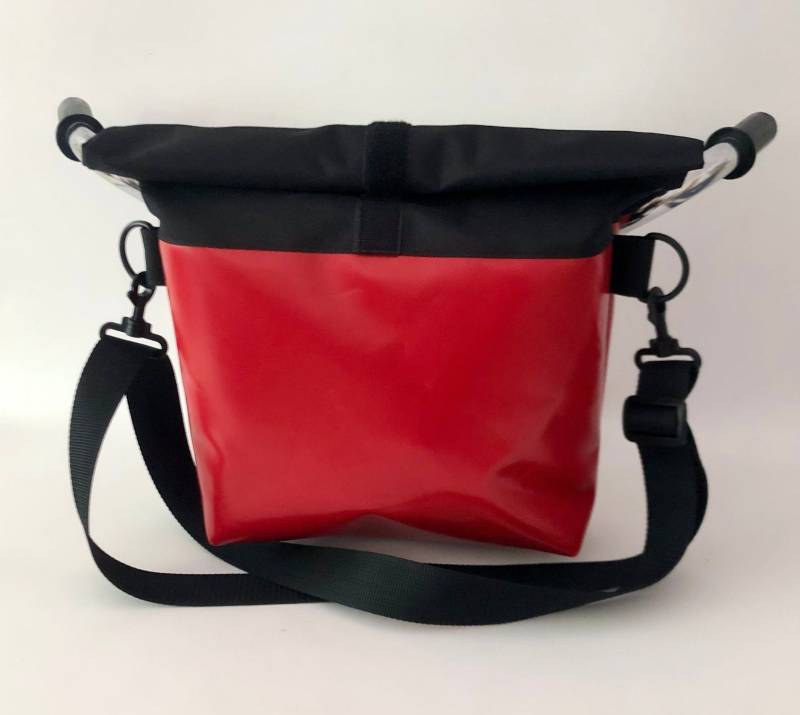 Große, Wasserfeste Lenkertasche Mit Abnehmbarem, Verstellbarem Gurt von TASCHENMACHEREI