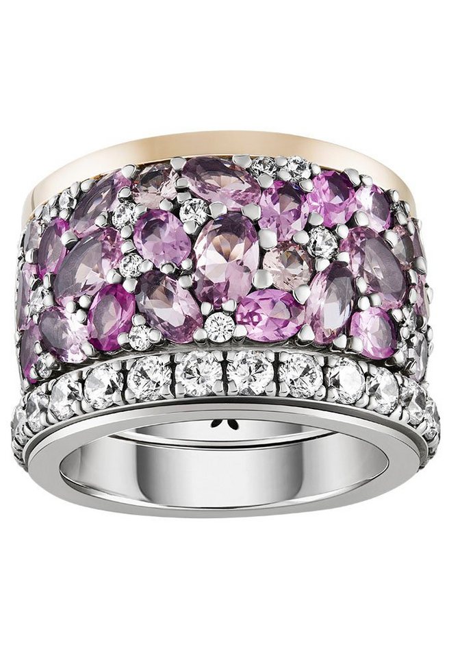 TASHI Silberring MICAELA OLIVEIRA, MT.AN.0118.0764/5/6, mit Zirkonia (synth) von TASHI