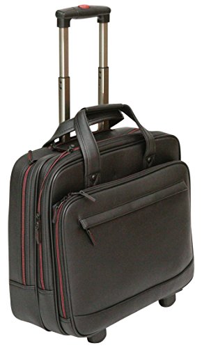 TASSIA Laptoptasche Mit Rollen - Pilotenkoffer Für Laptops 15,6“ - Business Trolley - Dokumentenkoffer, Aktentasche Notebooks von TASSIA