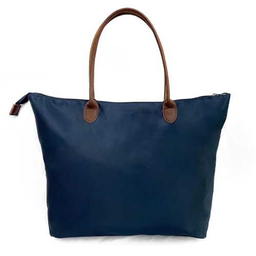TASSINI TRENDS T Große, leichte Tragetasche für Damen, stilvolle Hobo-Handtasche für Wochenende, Reisen, Einkaufen und Arbeit, Marineblau TASSINI TRENDS T Große, leichte Tragetasche für Damen, stilvolle Hobo-Handtasche für Wochenende, Reisen, Einkaufen und Arbeit, Marineblau von TASSINI TRENDS