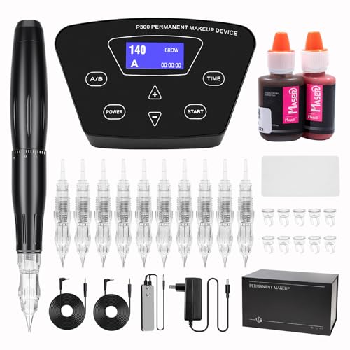 TATELF Digita Permanent Make Up Machine Multi Function Microblading Machines with Foot Pedal Touch Control Power Supply Needles for Eyebrow Eyeliner Lip TATELF Digita Permanent Make Up Machine Multi Function Microblading Machines with Foot Pedal Touch Control Power Supply Needles for Eyebrow Eyeliner Lip von TATELF