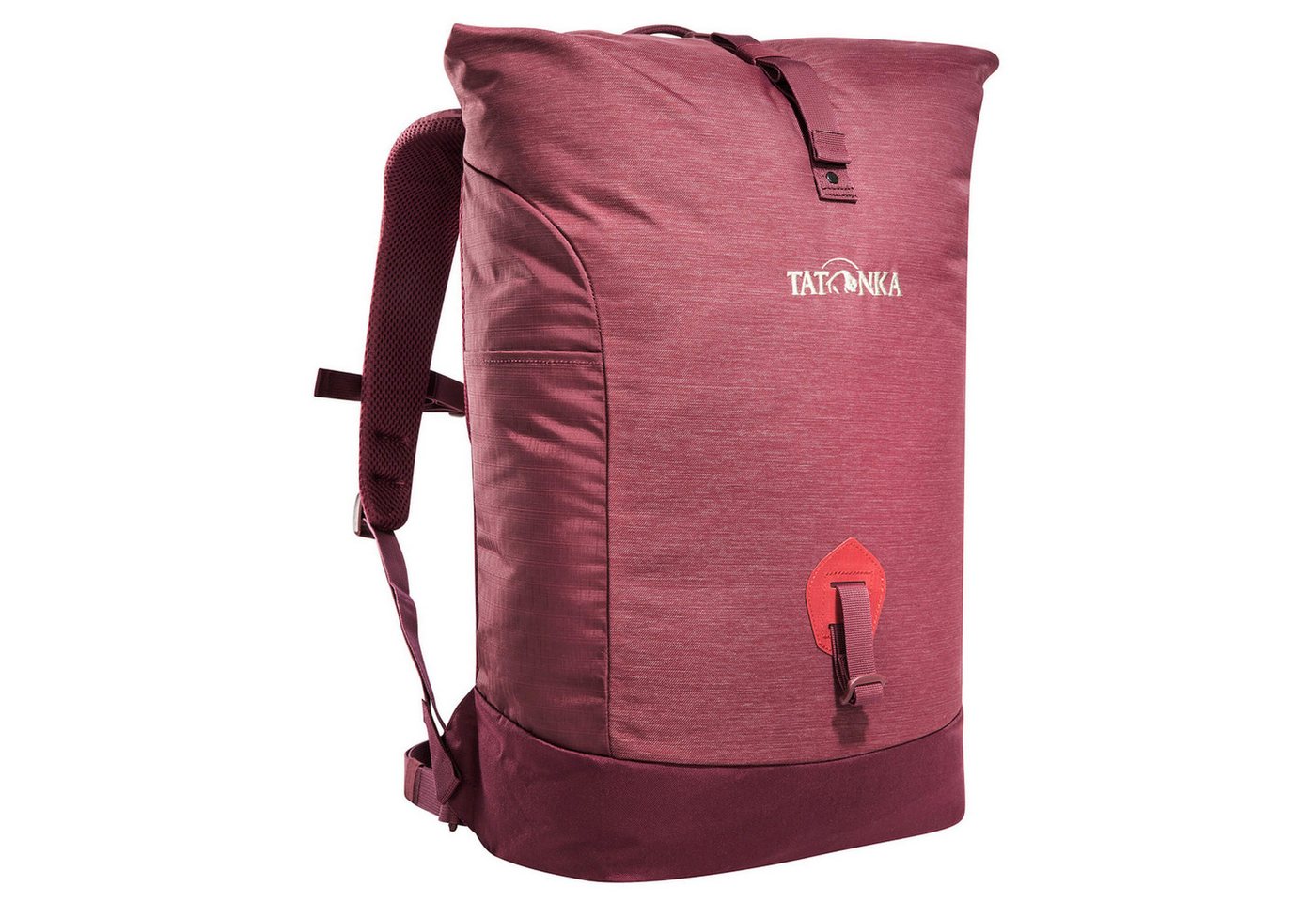 TATONKA® Laptoprucksack Grip Rolltop Pack S - Rucksack 15.4" 50 cm (bordeaux red 2) von TATONKA®