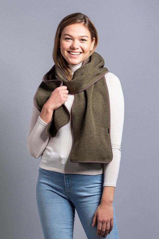 TATONKA® Strickschal Lakho Scarf bark grün 25x200cm - 1 Stück von TATONKA®