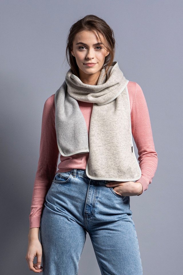 TATONKA® Strickschal Lakho Scarf hellgrau 25x200cm - 1 Stück von TATONKA®