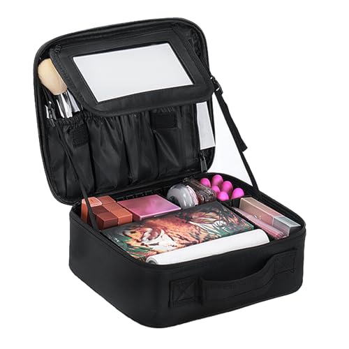 TAVADA Cosmetic Bag,Professional Beauty Case, Cosmetic Case for Women,Waterproof Make Up Case,Travel Makeup Bag with Detachable Mirror TAVADA Cosmetic Bag,Professional Beauty Case, Cosmetic Case for Women,Waterproof Make Up Case,Travel Makeup Bag with Detachable Mirror von TAVADA