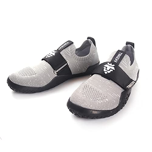 TAVIEW Deadlift Schuh Minimalistische Slipper Barfußschuhe Cross Trainer Schuhe Gen2, 43 EU, Gen2 Grey von TAVIEW