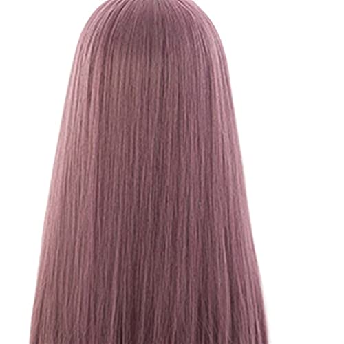 Perücke for Frauen, rosa, lila, langes glattes Haar mit Pony, Party-Kostüm, Cosplay-Perücke for Frauen, perfekt for den Alltag von TAYGUM