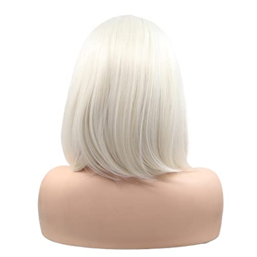 Perücke for Frauen, schulterlange Bob-Perücken for Frauen, weißer Mittelteil, Haaransatz, synthetische Lace-Front-Perücke, Cosplay-Haar, bezaubernd for den Alltag von TAYGUM