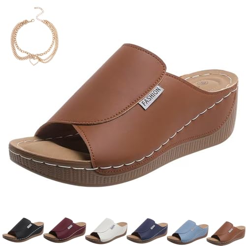 TAYGUM Sandals - Ergonomic & Non-Slip Sandals for Pain Relief, Orthopaedic Women's Open Toe Slippers von TAYGUM