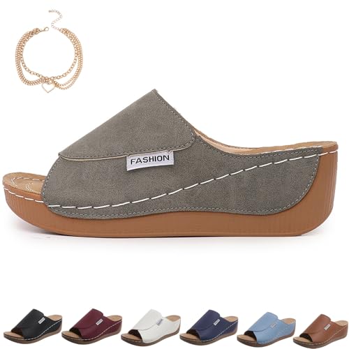 TAYGUM Sandals - Ergonomic & Non-Slip Sandals for Pain Relief, Orthopaedic Women's Open Toe Slippers von TAYGUM