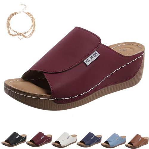 TAYGUM Sandals - Ergonomic & Non-Slip Sandals for Pain Relief, Orthopaedic Women's Open Toe Slippers von TAYGUM