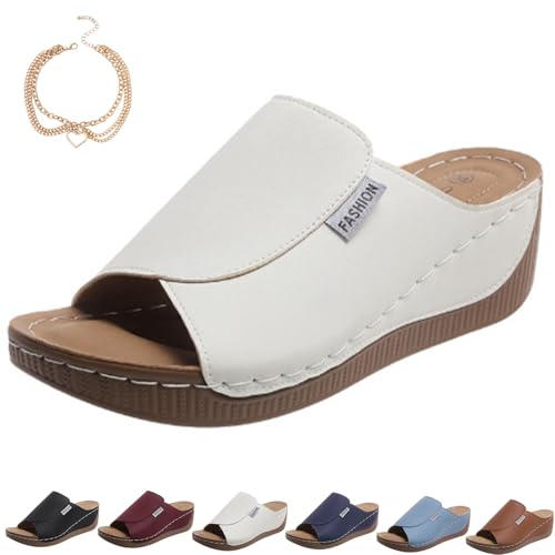 TAYGUM Sandals - Ergonomic & Non-Slip Sandals for Pain Relief, Orthopaedic Women's Open Toe Slippers von TAYGUM