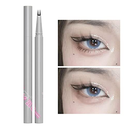 Wasserfester Eyeliner-Stift | Wasserfester Eyeliner-Stift mit Doppelspitze | Wischfester flüssiger Eyeliner mit doppelter Spitze für Frauen – langlebiger, unterer Wimpernstift, schweißfestes Tayste von TAYSTE