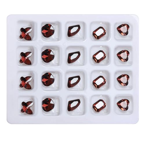 1 Box Sortierte Nail Art Strasssteine ​​Set Bastelbedarf Dekoration Kreieren Sie Einzigartige Nageldesigns Nail Art Kristalle von TAZIZI