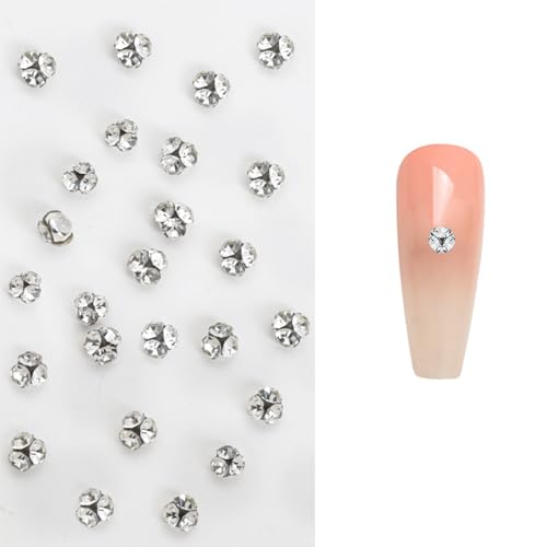 Nagel Strasssteine Klare Nägel Weiße Nägel Kunst Rhinestones Nagelkristall Nägel Kunstdekorationen Für Hochzeit Klare Nägel Nagel Strasssteine Weißer Nagelkristall Für Mädchen Und Frauen von TAZIZI