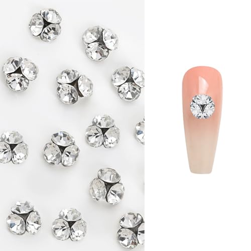 Nagel Strasssteine Klare Nägel Weiße Nägel Kunst Rhinestones Nagelkristall Nägel Kunstdekorationen Für Hochzeit Klare Nägel Nagel Strasssteine Weißer Nagelkristall Für Mädchen Und Frauen von TAZIZI