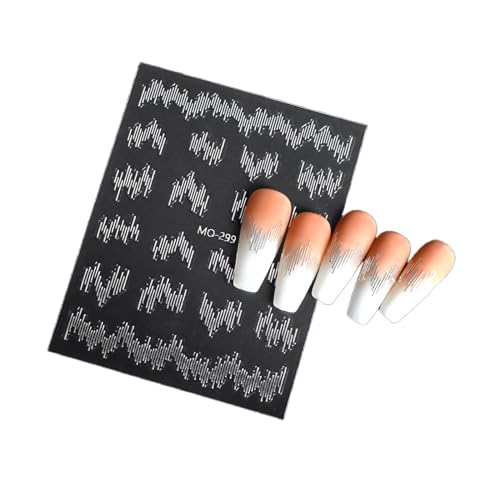 Reflektierende Seidennagelaufkleber Funkelnde Nagelkunstaufkleber Nagelaufkleber Nagelkunstdekorationen Für Frauen Und Mädchen von TAZIZI