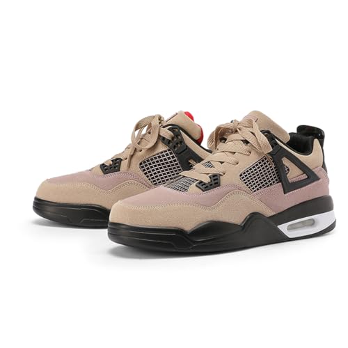 TBJ Air 4 Retro Sneaker Herren Damen Schuhe Skateboardschuhe Laufschuhe TurnschuheBasketball Schuhe Sportschuhe EU 39 KakiPulver-D von TBJ