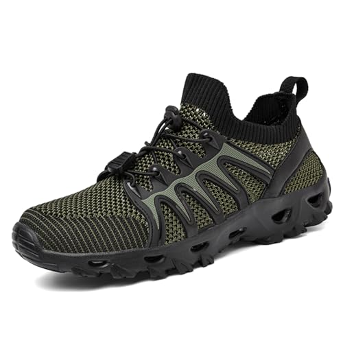 TBJ Flusstrekkingschuhe Wanderschuhe Fünffingerschuhe Drainageloch Leichte Meshschuhe Einzelschuhe Funktionsschuhe Armeegrün EU40 TBJ Flusstrekkingschuhe Wanderschuhe Fünffingerschuhe Drainageloch Leichte Meshschuhe Einzelschuhe Funktionsschuhe Armeegrün EU40 von TBJ