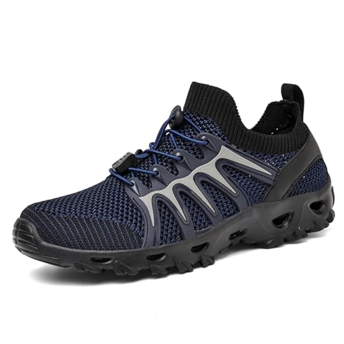 TBJ Flusstrekkingschuhe Wanderschuhe Fünffingerschuhe Drainageloch Leichte Meshschuhe Einzelschuhe Funktionsschuhe Dunkelblau EU36 TBJ Flusstrekkingschuhe Wanderschuhe Fünffingerschuhe Drainageloch Leichte Meshschuhe Einzelschuhe Funktionsschuhe Dunkelblau EU36 von TBJ