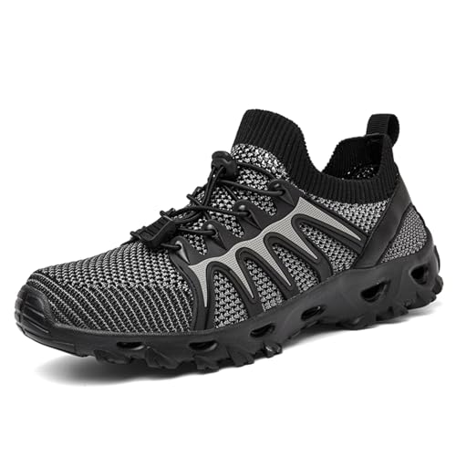 TBJ Flusstrekkingschuhe Wanderschuhe Fünffingerschuhe Drainageloch Leichte Meshschuhe Einzelschuhe Funktionsschuhe Grau EU47 TBJ Flusstrekkingschuhe Wanderschuhe Fünffingerschuhe Drainageloch Leichte Meshschuhe Einzelschuhe Funktionsschuhe Grau EU47 von TBJ