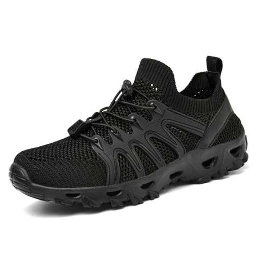 TBJ Flusstrekkingschuhe Wanderschuhe Fünffingerschuhe Drainageloch Leichte Meshschuhe Einzelschuhe Funktionsschuhe Schwarz EU41 TBJ Flusstrekkingschuhe Wanderschuhe Fünffingerschuhe Drainageloch Leichte Meshschuhe Einzelschuhe Funktionsschuhe Schwarz EU41 von TBJ