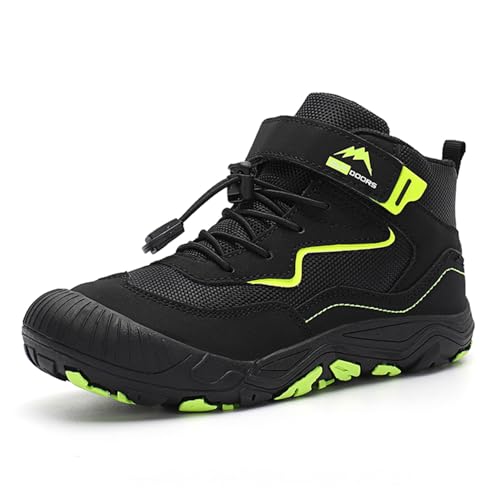 TBJ Für Jungen und Mädchen, Wanderschuhe, Bergschuhe, Outdoorschuhe, Sportschuhe, rutschfest, Klettverschluss Schwarz EU 30 TBJ Für Jungen und Mädchen, Wanderschuhe, Bergschuhe, Outdoorschuhe, Sportschuhe, rutschfest, Klettverschluss Schwarz EU 30 von TBJ