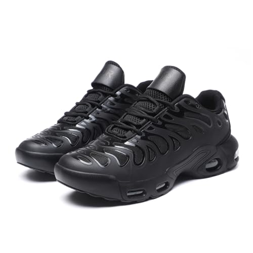 TBJ Herren Damen Air Sneakers Sportschuhe Walkingschuhe Laufschuhe mit Luftpolster Atmungsaktiv Turnschuhe Leichte Schuhe Tennisschuhe Shoes Schwarz EU41 TBJ Herren Damen Air Sneakers Sportschuhe Walkingschuhe Laufschuhe mit Luftpolster Atmungsaktiv Turnschuhe Leichte Schuhe Tennisschuhe Shoes Schwarz EU41 von TBJ