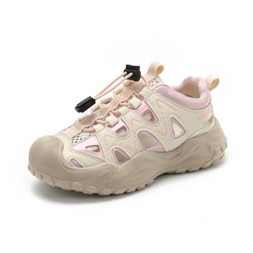 TBJ Junge Mädchen Sommer Universal Sandalen Atemfähige Schuhe Sportsandalen Drehverschluss Sandalen Rosa EU33 TBJ Junge Mädchen Sommer Universal Sandalen Atemfähige Schuhe Sportsandalen Drehverschluss Sandalen Rosa EU33 von TBJ