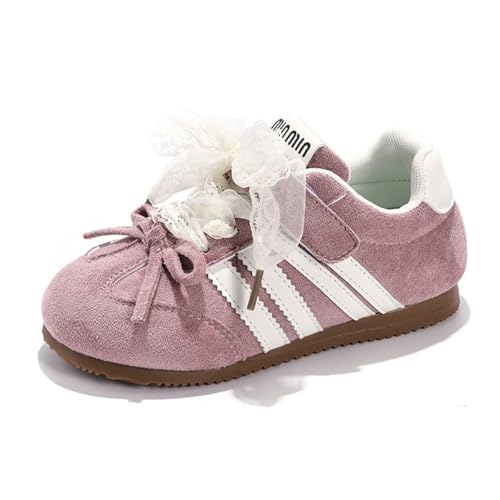 TBJ Kinderschuhe Jungen Mädchen Sportschuhe Freizeitschuhe Vintage Schuhe Rosa EU31 von TBJ