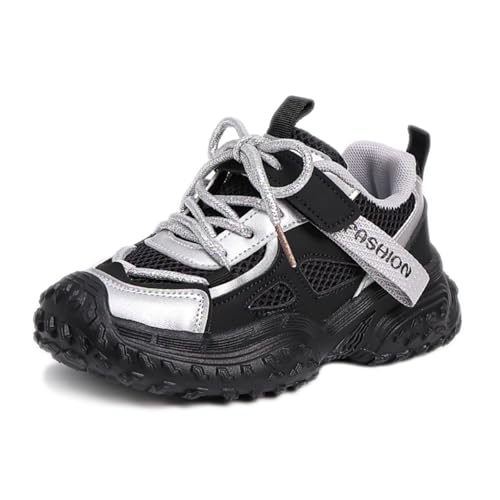 TBJ Kinderschuhe Jungen Mädchen Sportschuhe Freizeitschuhe Vintage Schuhe Schwarz EU37 von TBJ