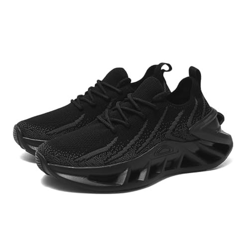 TBJ Men's Women's Trainers, Running Shoes, Sports Shoes, Jogging Shoes, Running Shoes, Walking Shoes, Outdoor Street Running Shoes, Air Cushion, Breathable,EU38 Schwarz-C TBJ Men's Women's Trainers, Running Shoes, Sports Shoes, Jogging Shoes, Running Shoes, Walking Shoes, Outdoor Street Running Shoes, Air Cushion, Breathable,EU38 Schwarz-C von TBJ